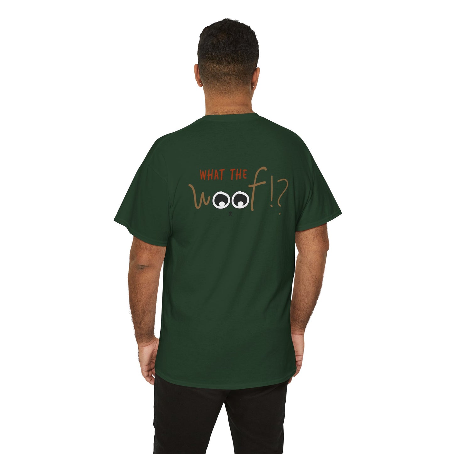 Ollie's: 'What the Woof' - 100% Cotton T-shirt