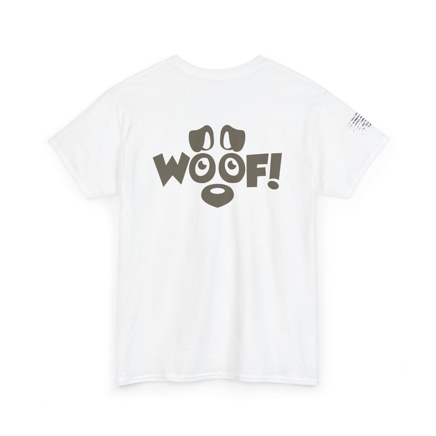 Ollie's: 'I Love Dogs Woof' - 100% Cotton T-shirt