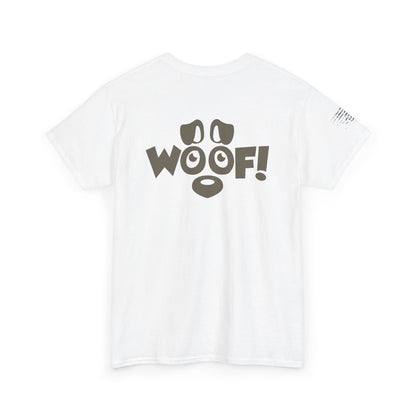 Ollie's: 'I Love Dogs Woof' - 100% Cotton T-shirt
