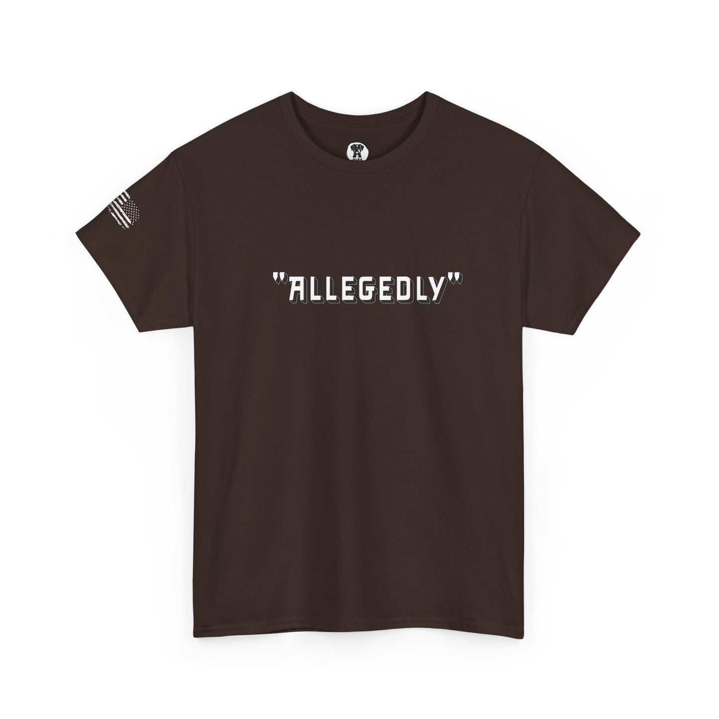 Ollie's: 'Allegedly' - 100% Cotton T-Shirt