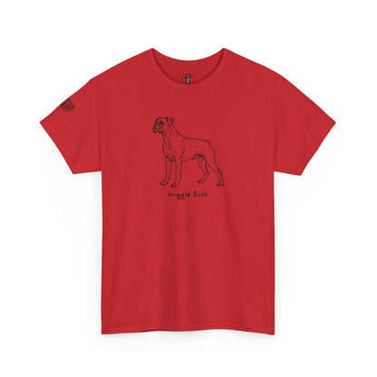 Ollie's: 'Wiggle Butt Dog'- 100% Cotton T-shirt