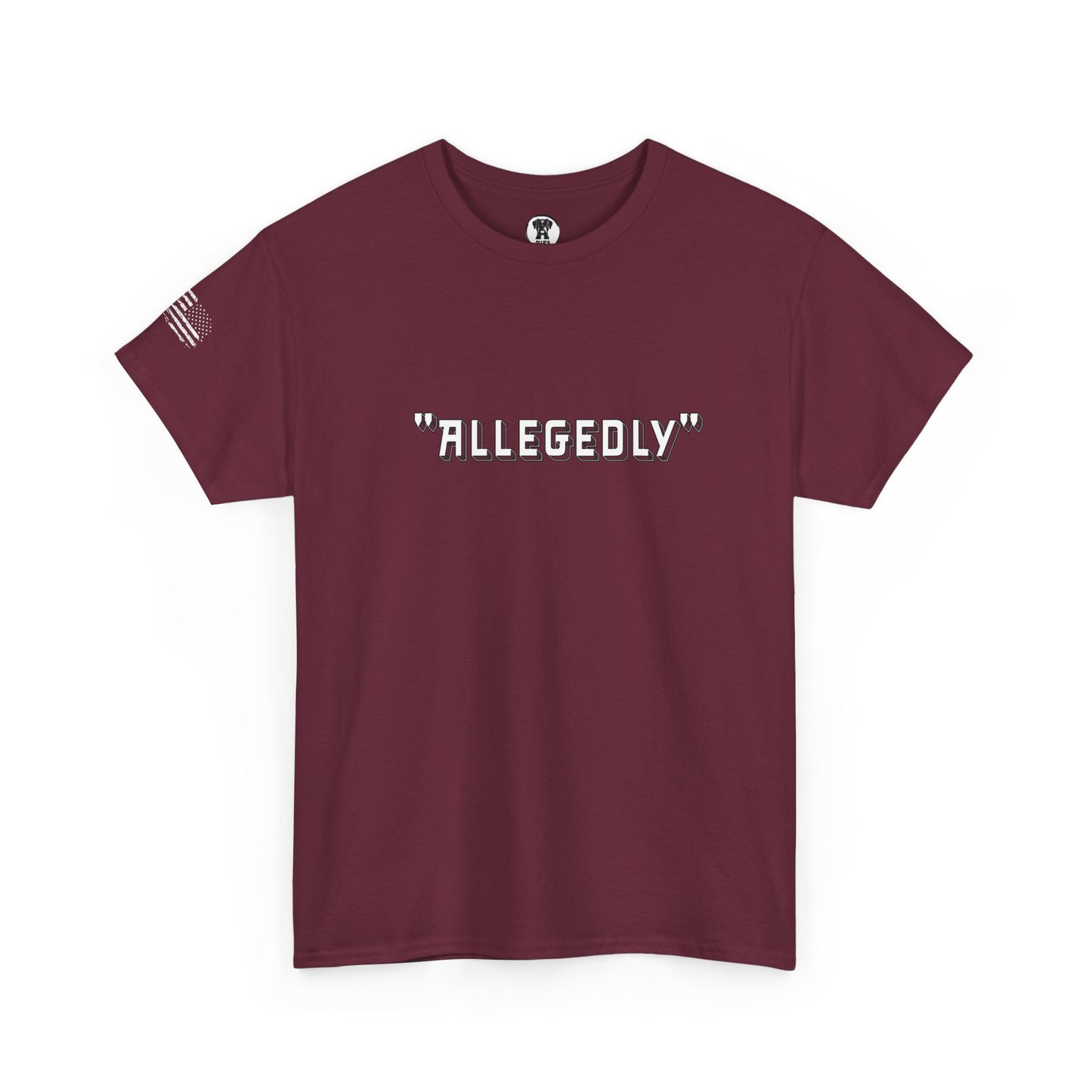 Ollie's: 'Allegedly' - 100% Cotton T-Shirt