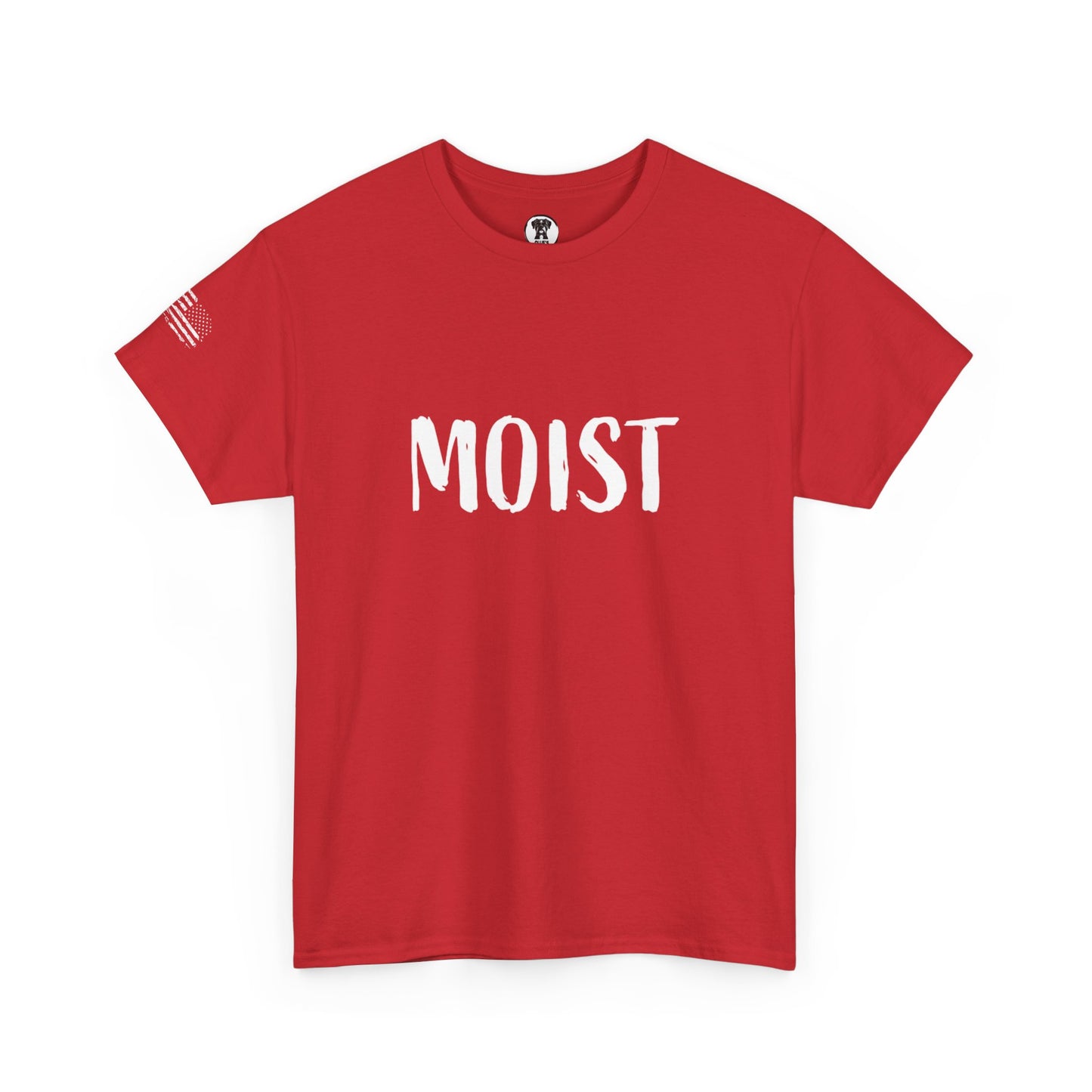 Ollie's: 'Moist' - 100% Cotton Graphic T-Shirt