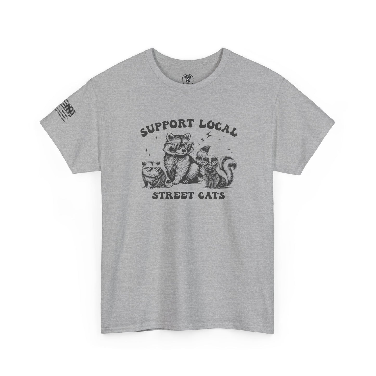 Ollie's: 'Support Local Street Cats' - 100% Cotton T-Shirt