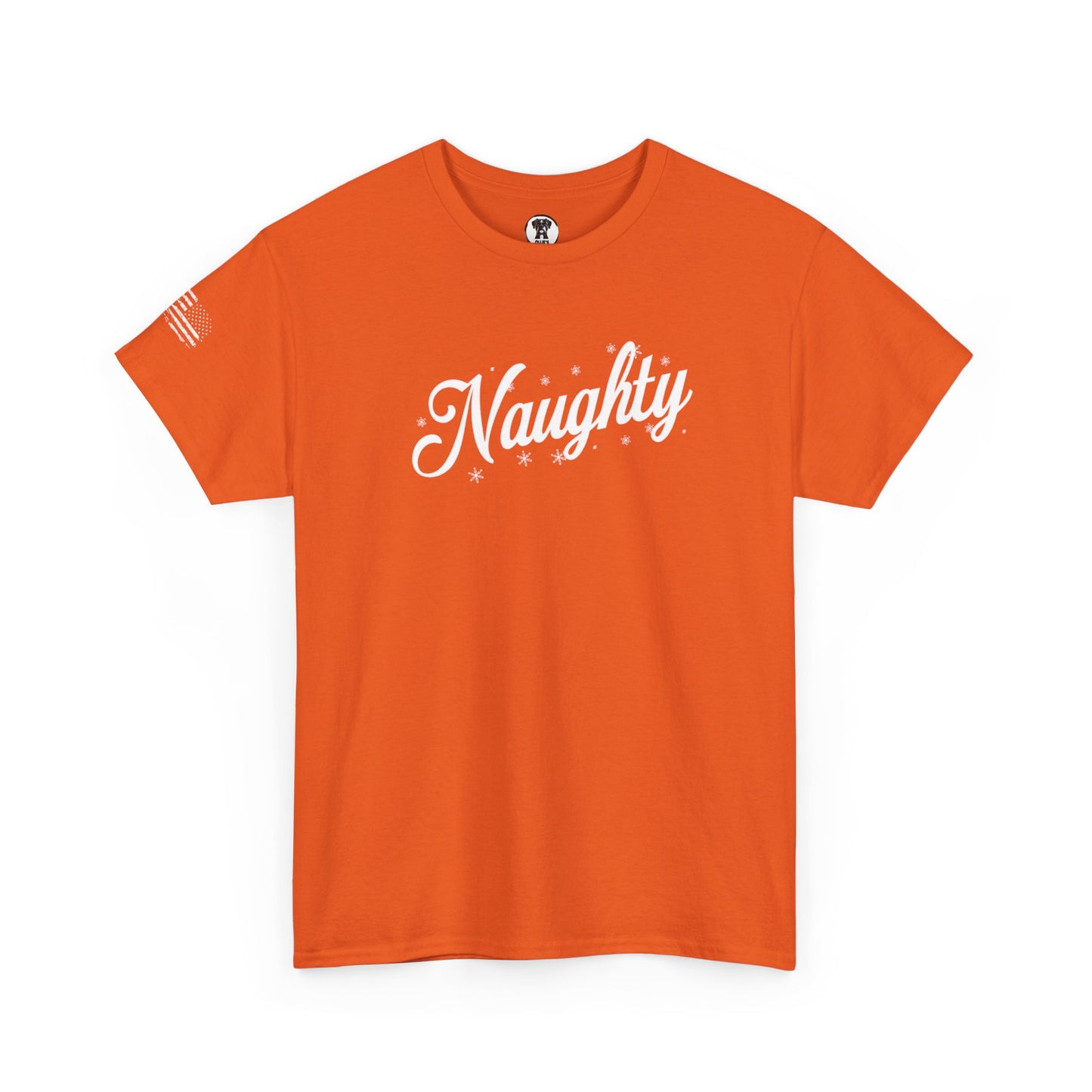 Ollie's: Holiday "Naughty" - 100% Cotton Graphic T-Shirt