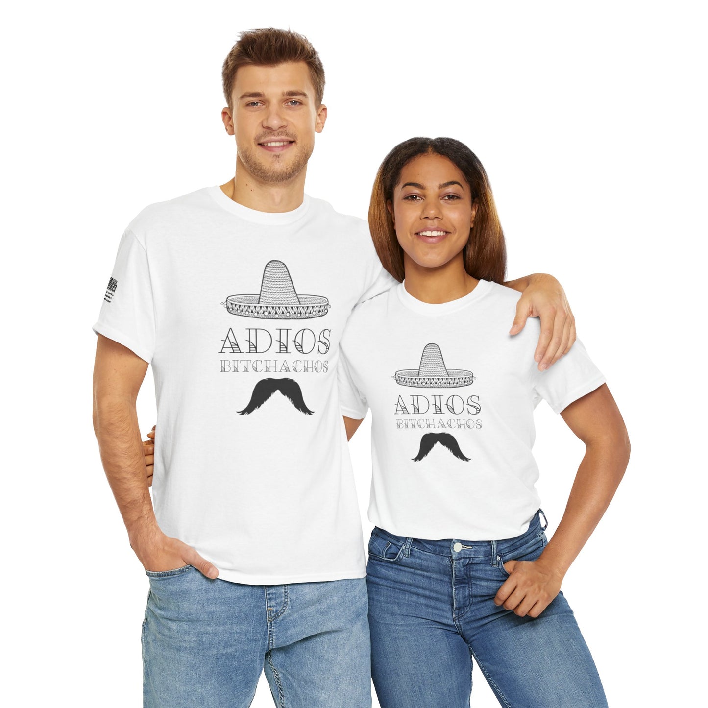 Ollie's: Adios Bitchachos - 100% Cotton T-shirt