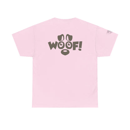 Ollie's: 'I Love Dogs Woof' - 100% Cotton T-shirt