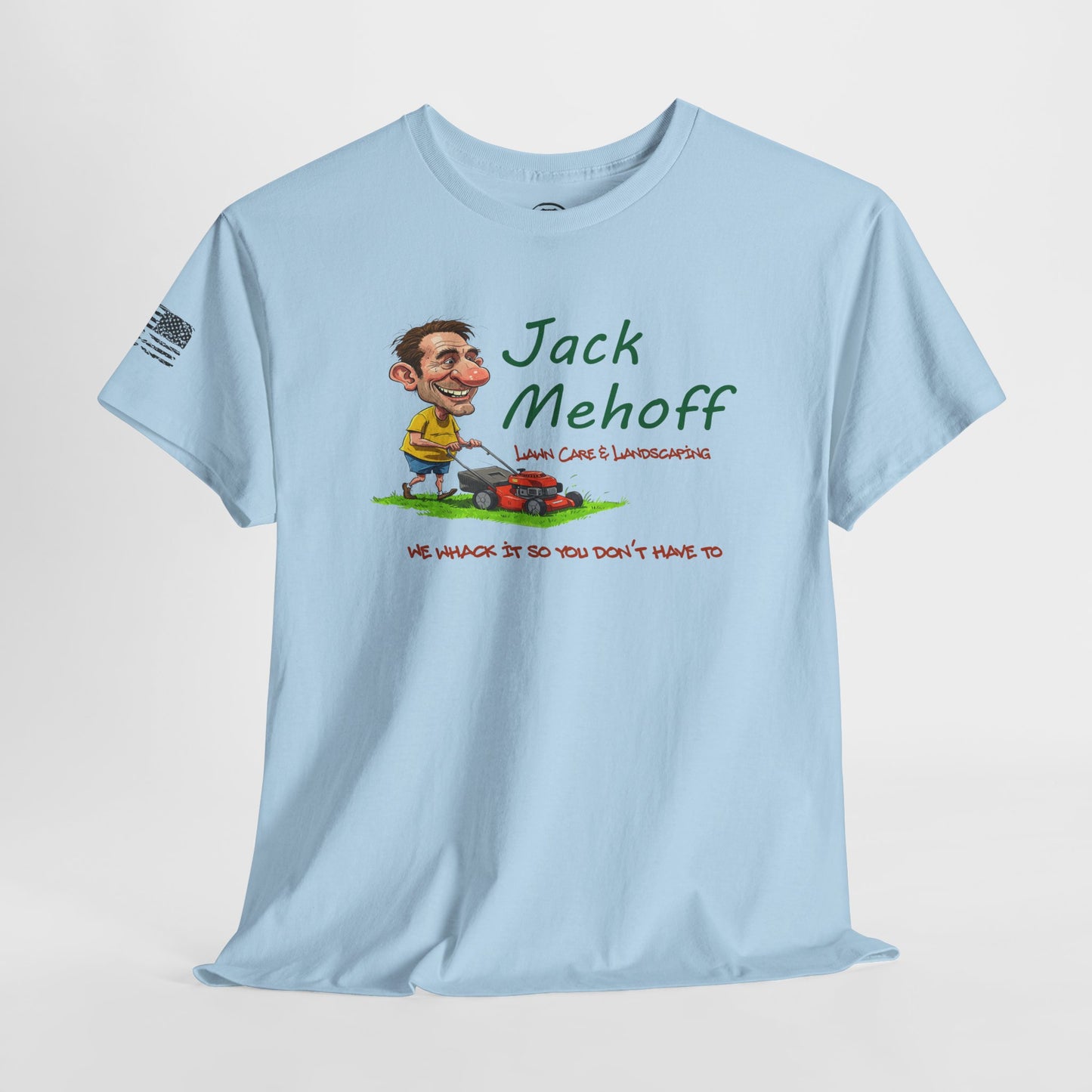 Ollie's: 'Jack Mehoff Landscape' - 100% Cotton T-shirt