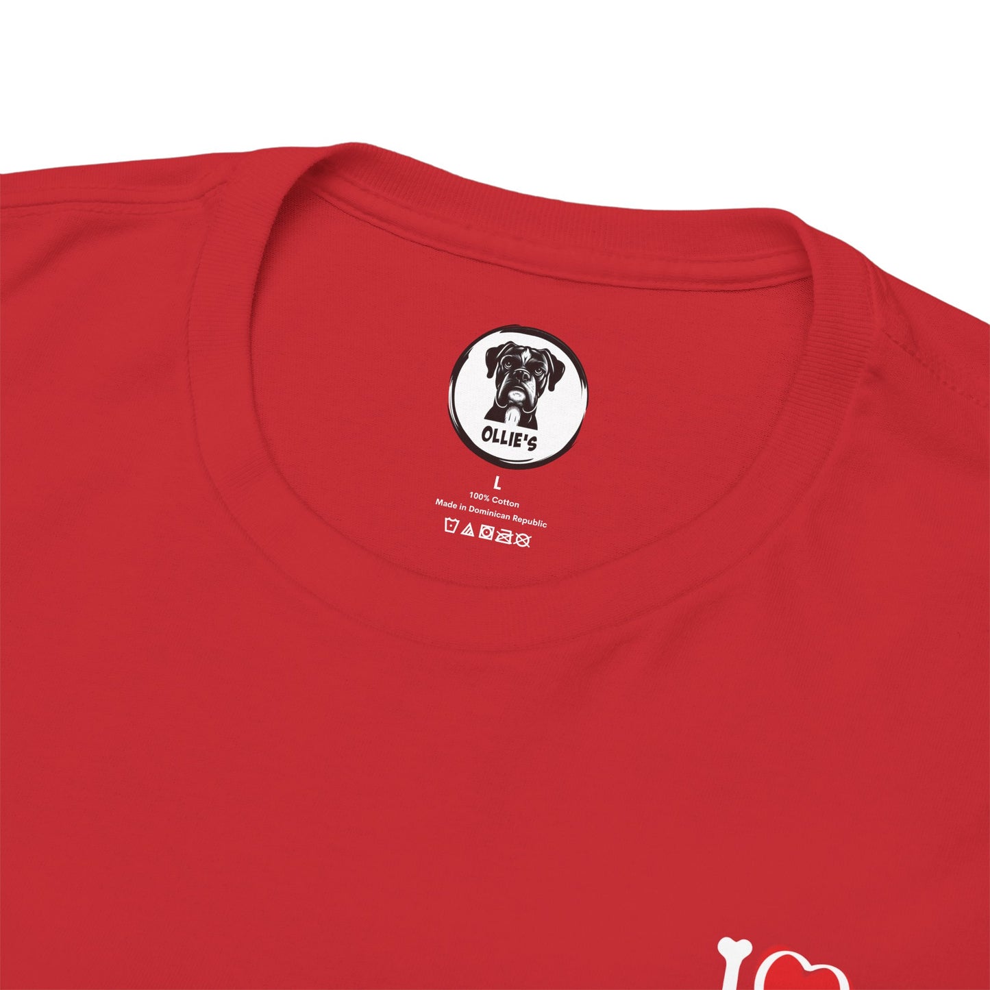 Ollie's: Peace Love Dogs T-Shirt, 100% Cotton