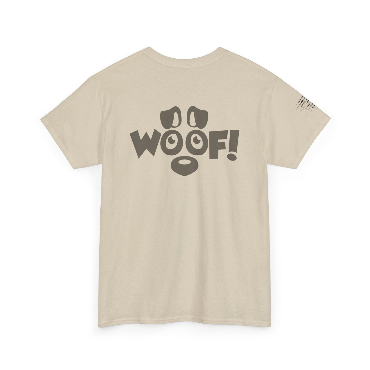 Ollie's: 'I Love Dogs Woof' - 100% Cotton T-shirt