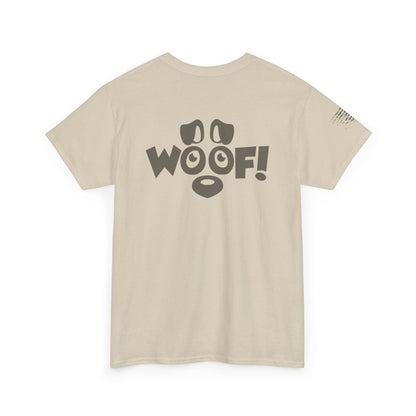 Ollie's: 'I Love Dogs Woof' - 100% Cotton T-shirt