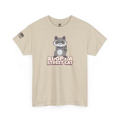 Ollie's: "Adopt a Street Cat" - 100% Cotton Graphic T-Shirt