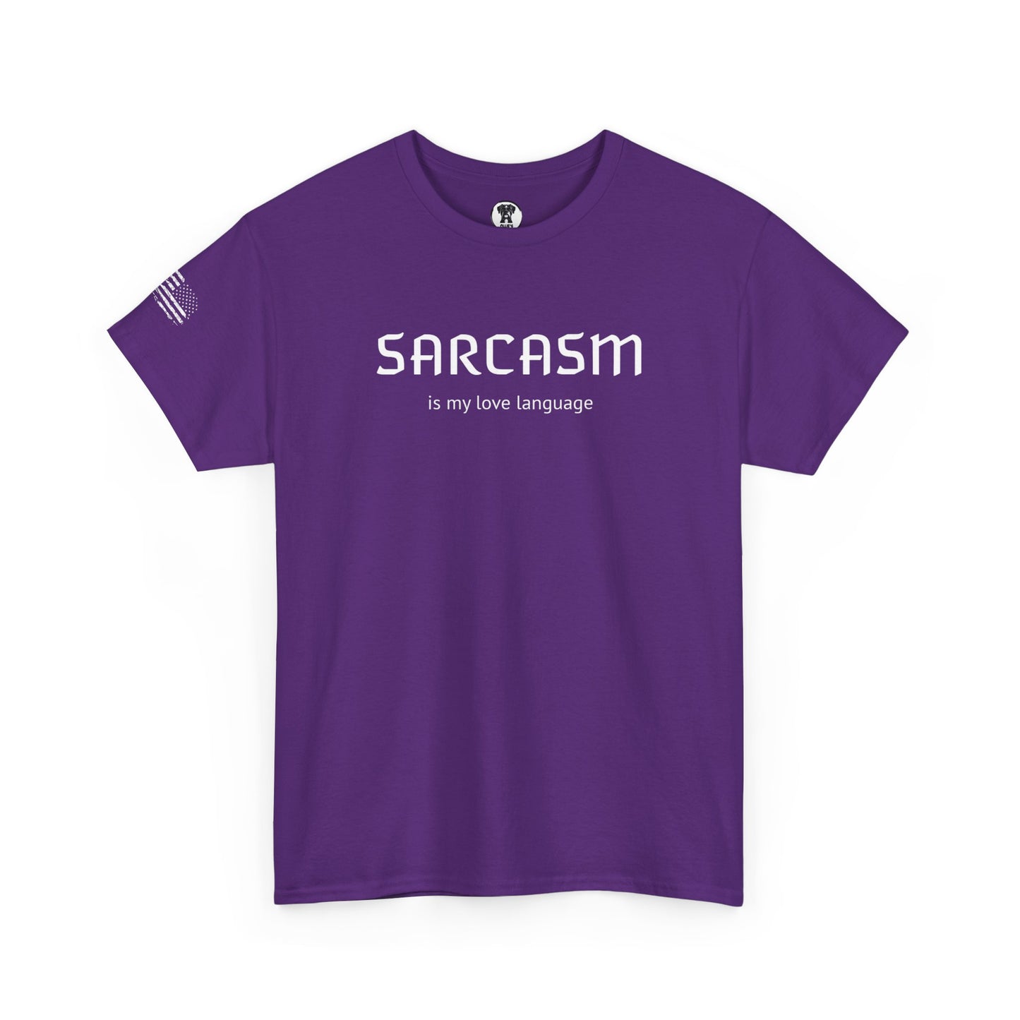Ollie's: "Sarcasm Is My Love Language" - 100% Cotton Graphic T-Shirt