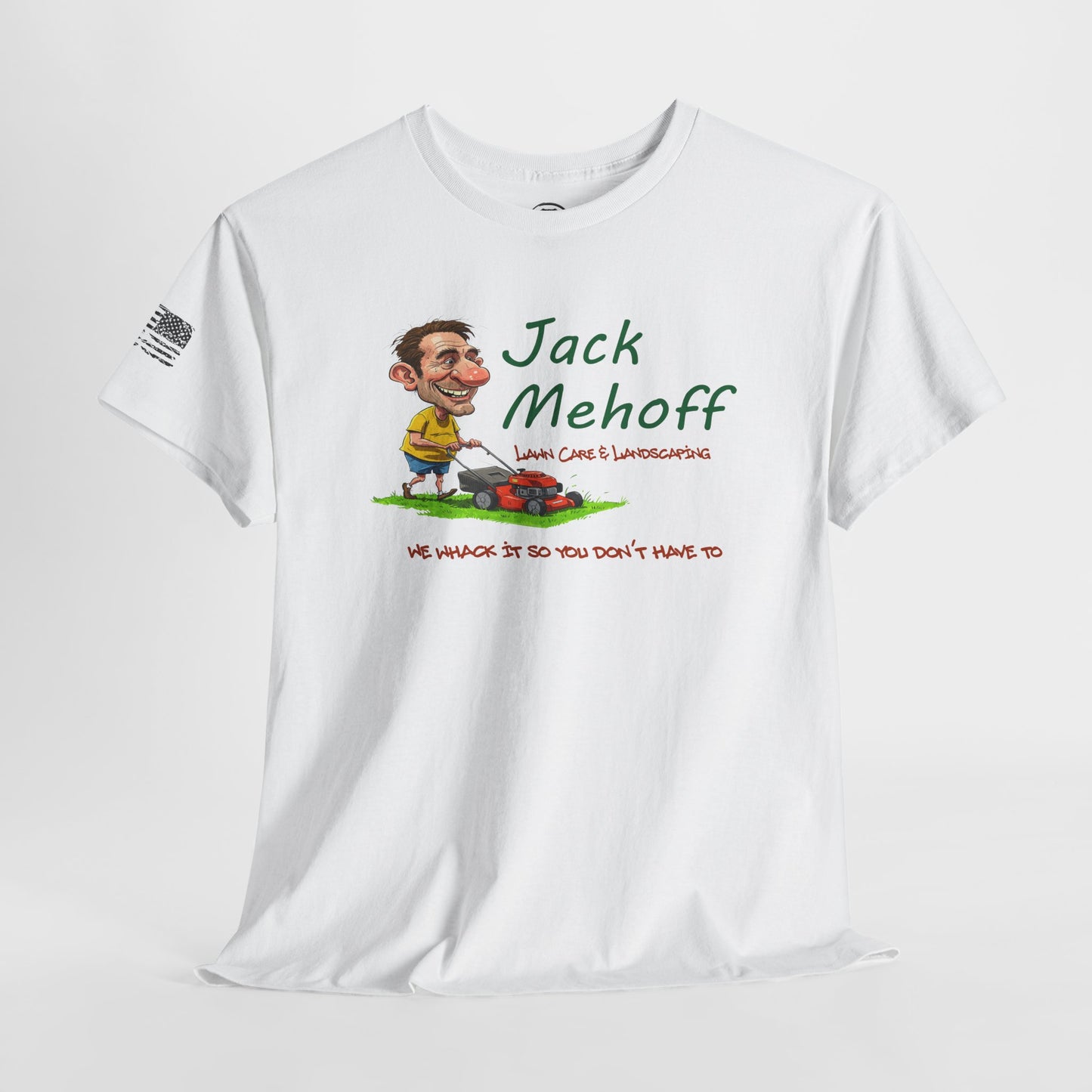 Ollie's: 'Jack Mehoff Landscape' - 100% Cotton T-shirt