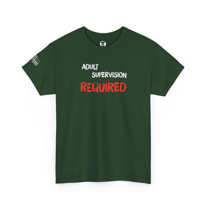 Ollie's: "Adult Supervision Required" - 100% Cotton Graphic T-Shirt