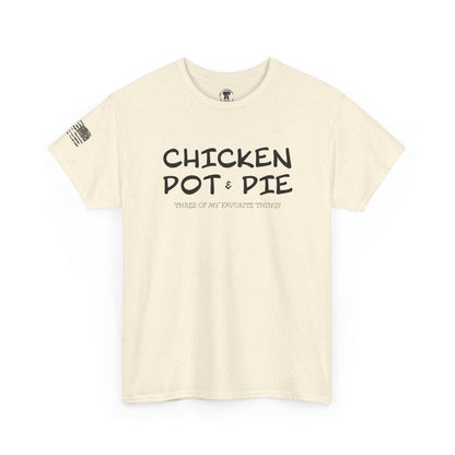 Ollie's: "Chicken Pot Pie" - 100% Cotton Graphic T-Shirt