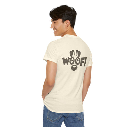 Ollie's: I Love Dogs Woof T Shirt - 100% Cotton