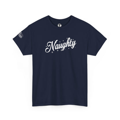 Ollie's: Holiday "Naughty" - 100% Cotton Graphic T-Shirt
