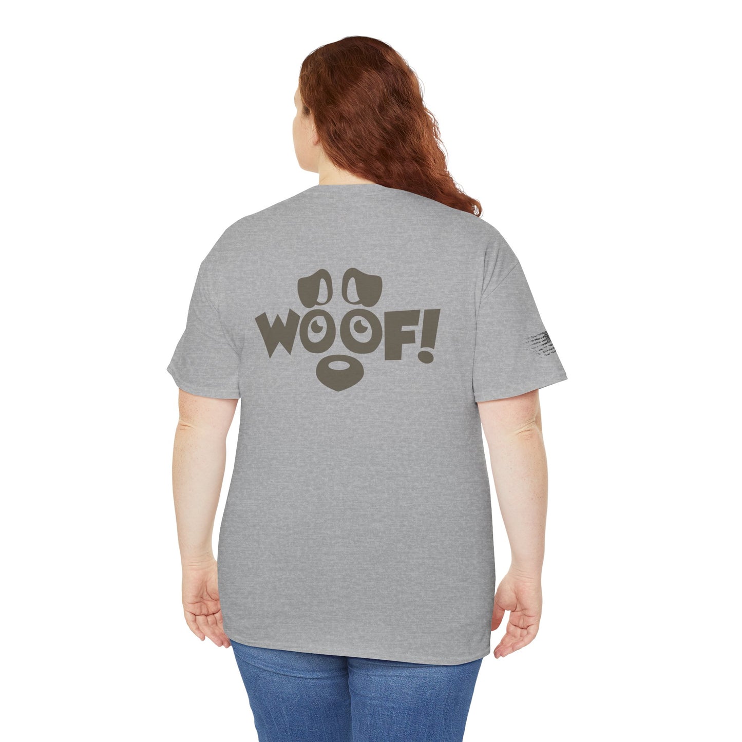 Ollie's: 'I Love Dogs Woof' - 100% Cotton T-shirt