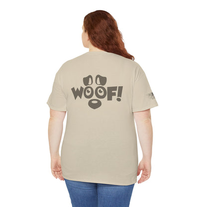 Ollie's: 'I Love Dogs Woof' - 100% Cotton T-shirt