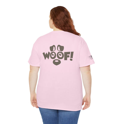 Ollie's: 'I Love Dogs Woof' - 100% Cotton T-shirt