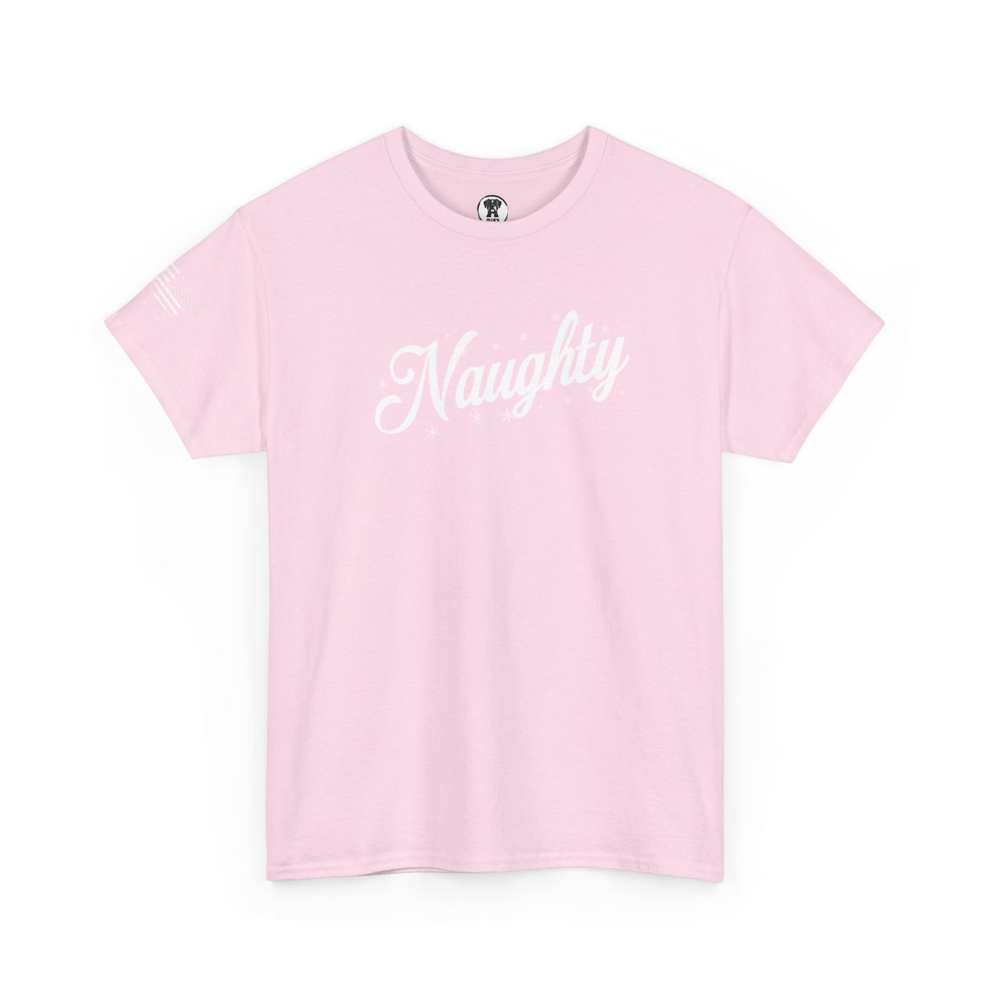 Ollie's: Holiday "Naughty" - 100% Cotton Graphic T-Shirt