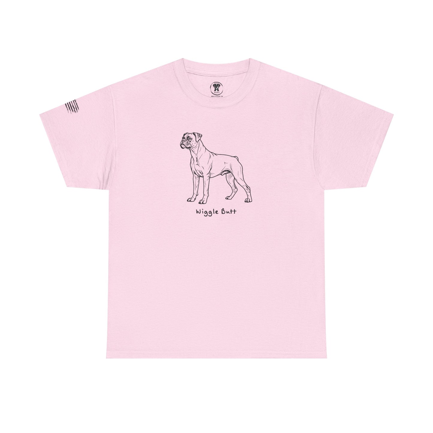 Ollie's: 'Wiggle Butt Dog'- 100% Cotton T-shirt