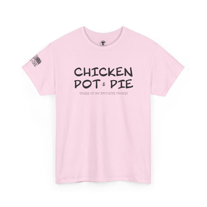 Ollie's: "Chicken Pot Pie" - 100% Cotton Graphic T-Shirt