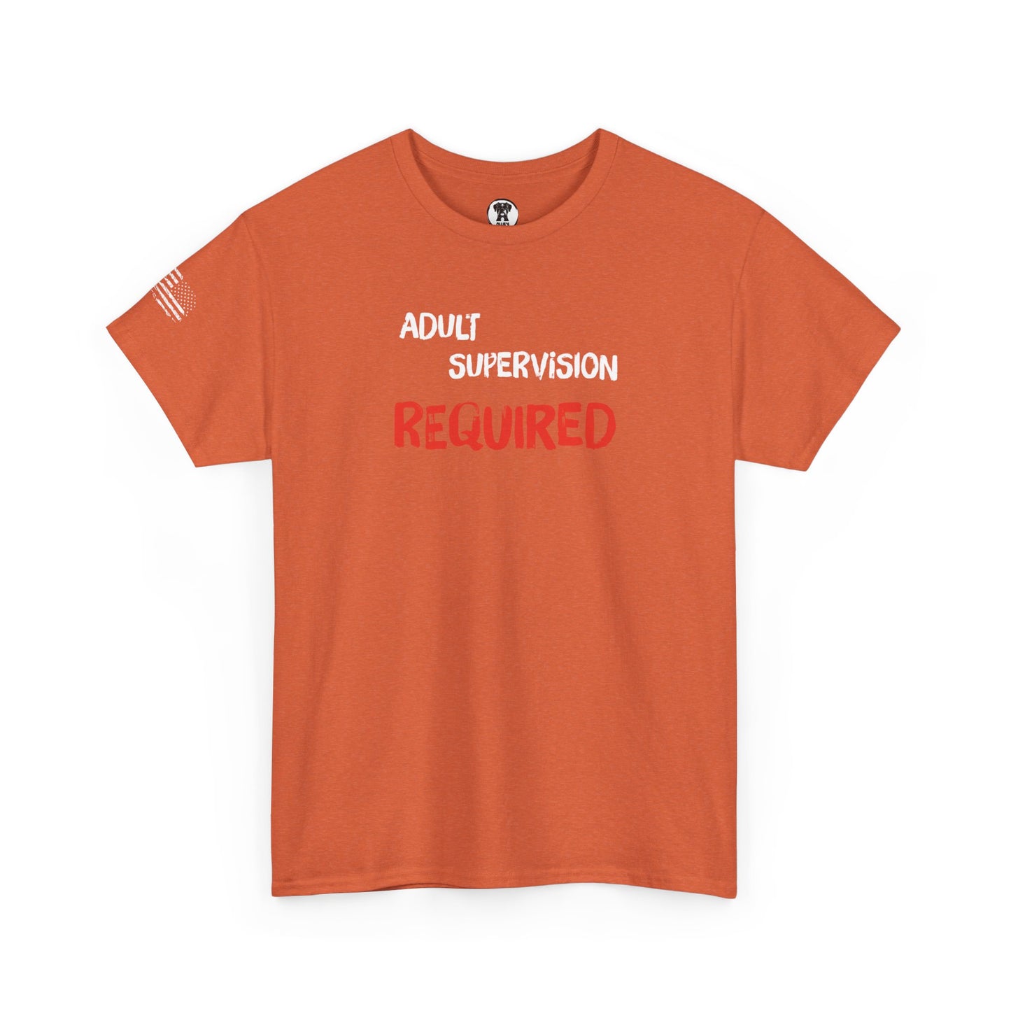 Ollie's: "Adult Supervision Required" - 100% Cotton Graphic T-Shirt