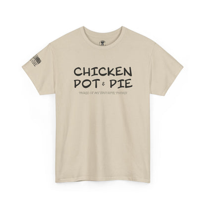 Ollie's: "Chicken Pot Pie" - 100% Cotton Graphic T-Shirt