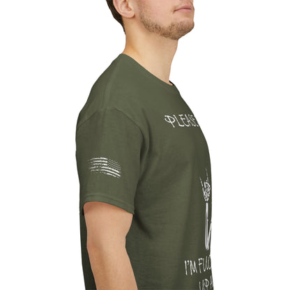 Ollie's: Please Be Patient - 100% Cotton T-shirt