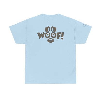Ollie's: 'I Love Dogs Woof' - 100% Cotton T-shirt