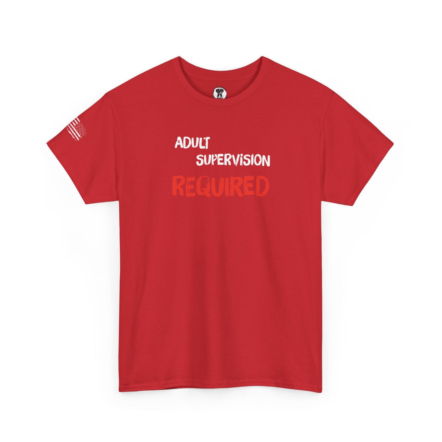 Ollie's: "Adult Supervision Required" - 100% Cotton Graphic T-Shirt