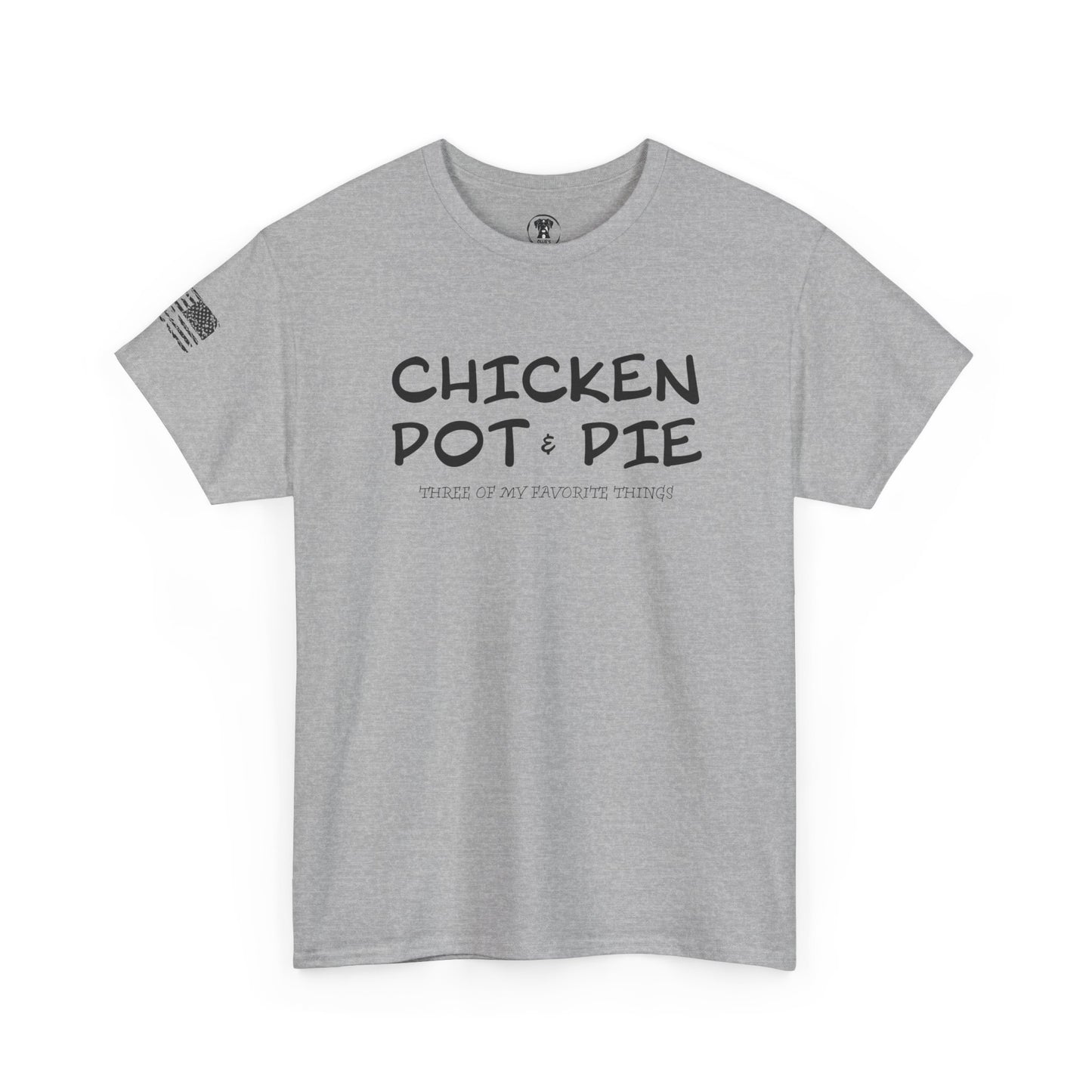 Ollie's: "Chicken Pot Pie" - 100% Cotton Graphic T-Shirt