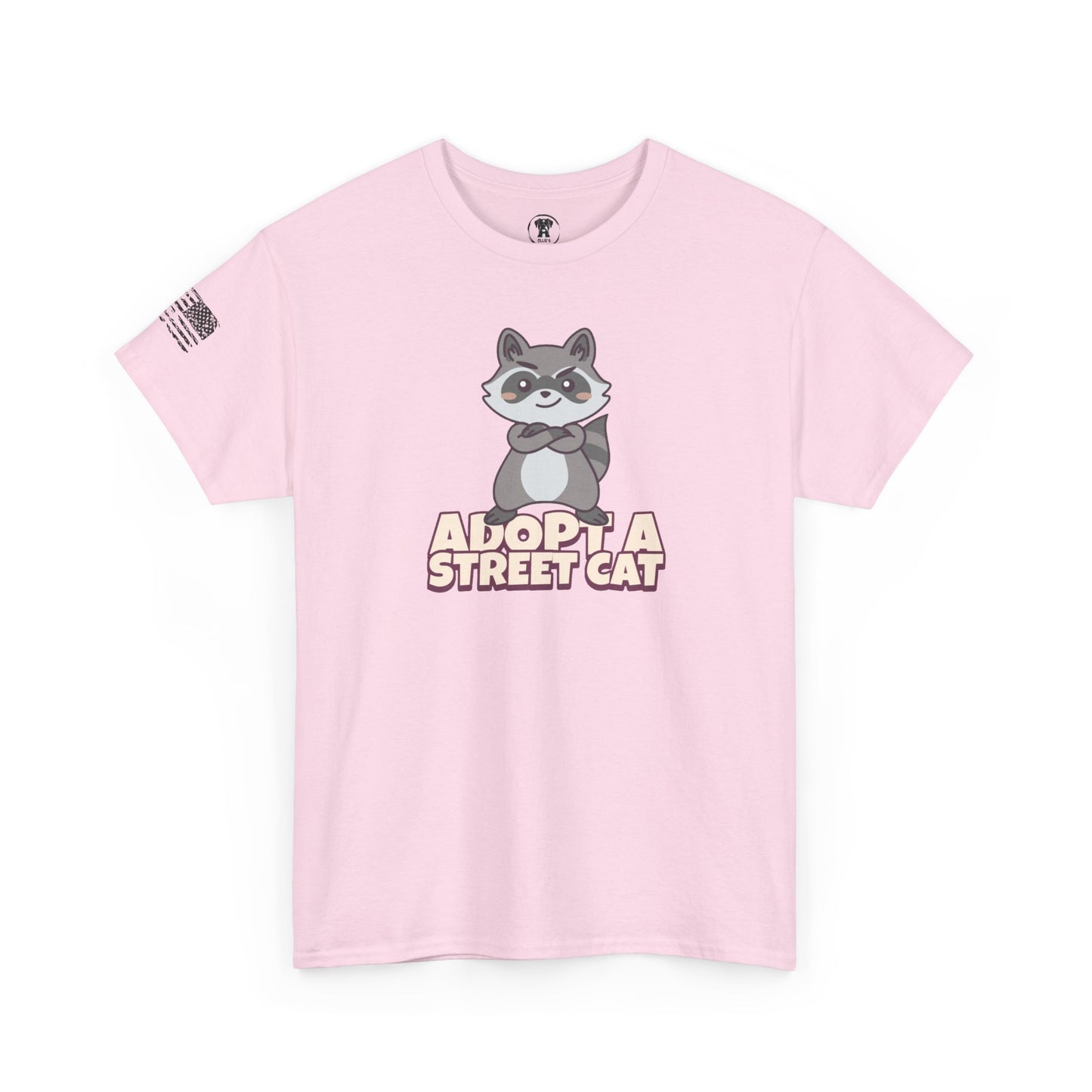 Ollie's: "Adopt a Street Cat" - 100% Cotton Graphic T-Shirt