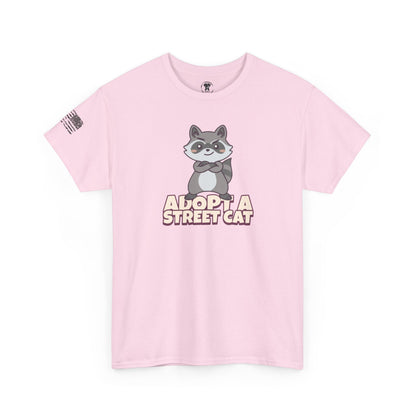 Ollie's: "Adopt a Street Cat" - 100% Cotton Graphic T-Shirt
