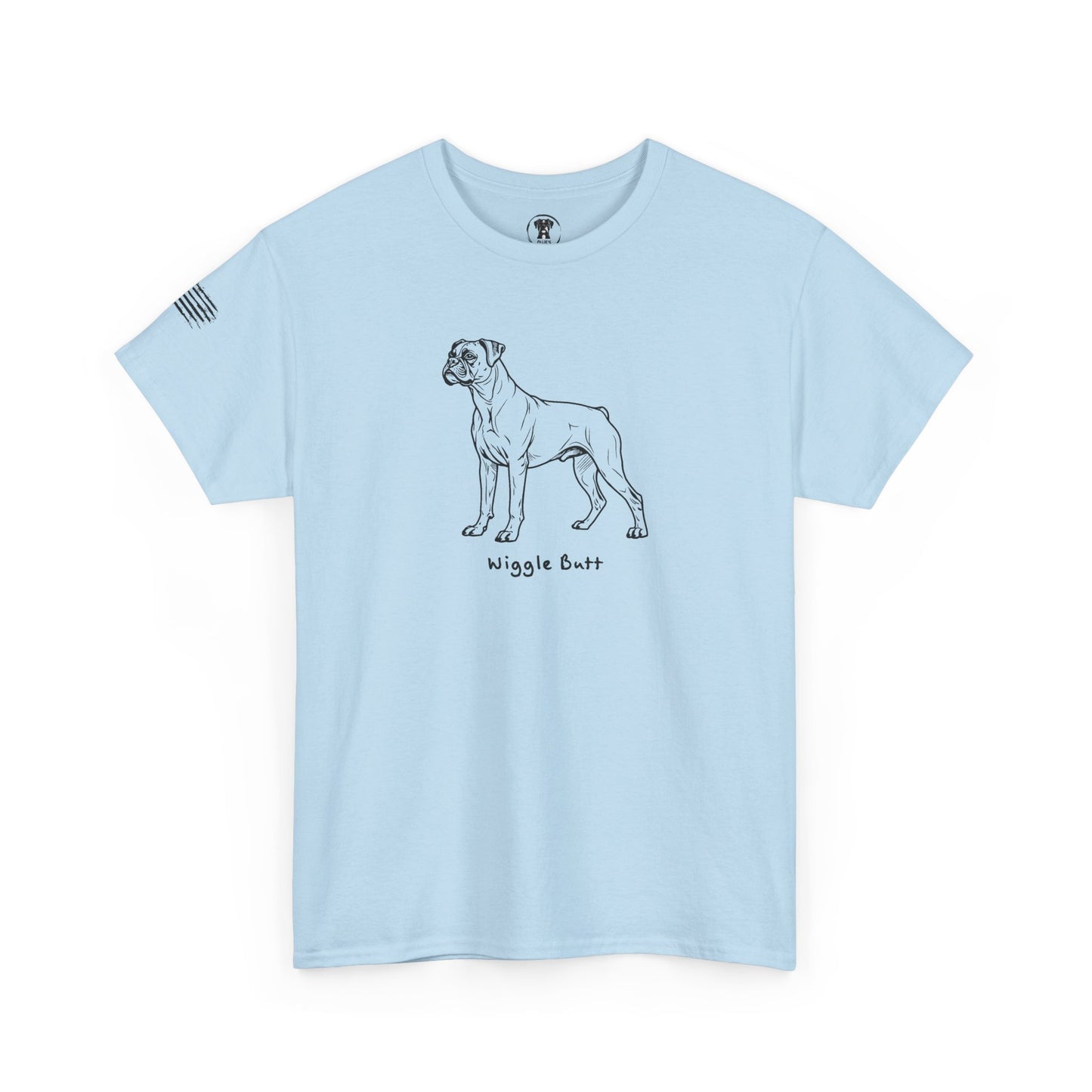 Ollie's: 'Wiggle Butt Dog'- 100% Cotton T-shirt