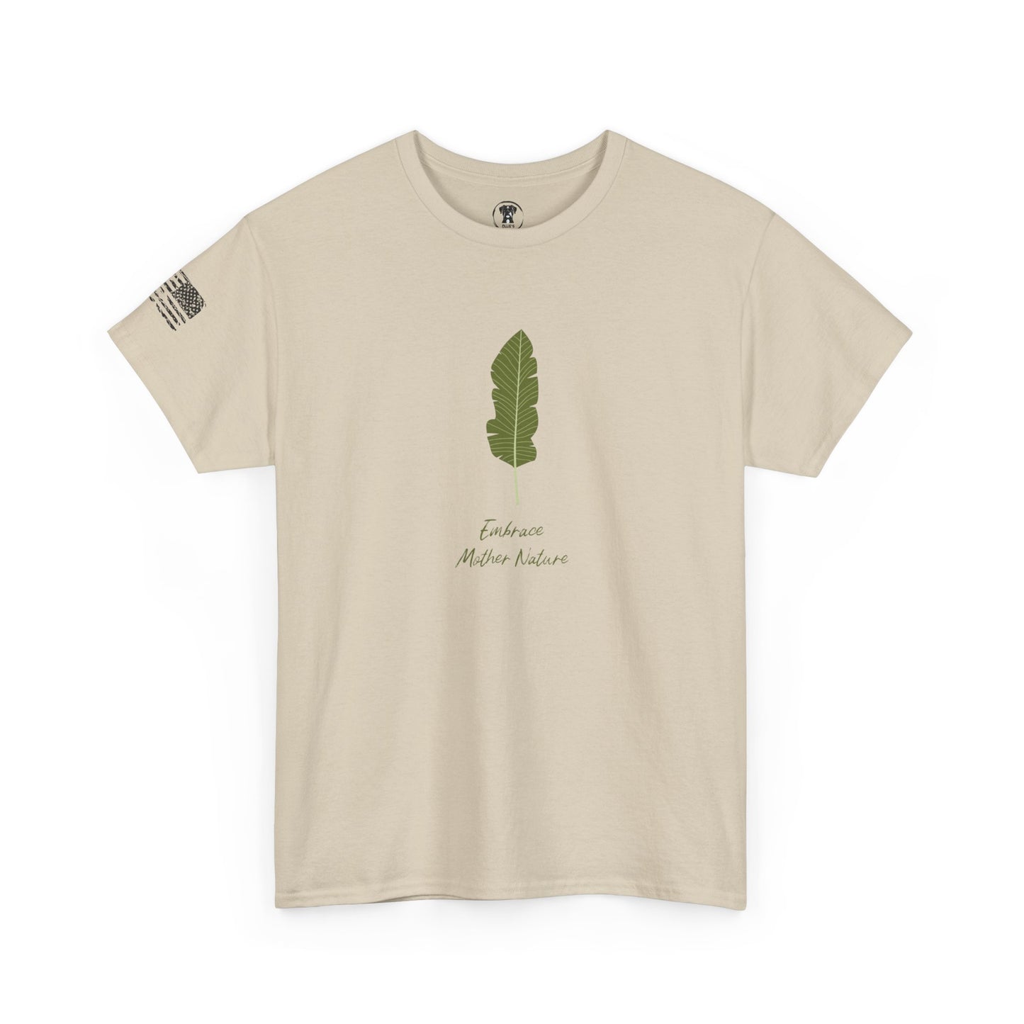 Ollie's: "Embrace Mother Nature" - 100% Cotton Graphic T-Shirt