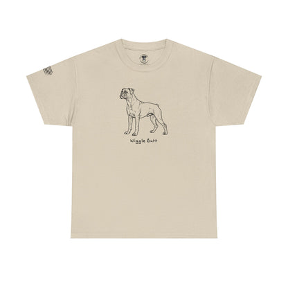 Ollie's: 'Wiggle Butt Dog'- 100% Cotton T-shirt