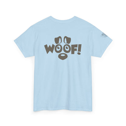 Ollie's: 'I Love Dogs Woof' - 100% Cotton T-shirt
