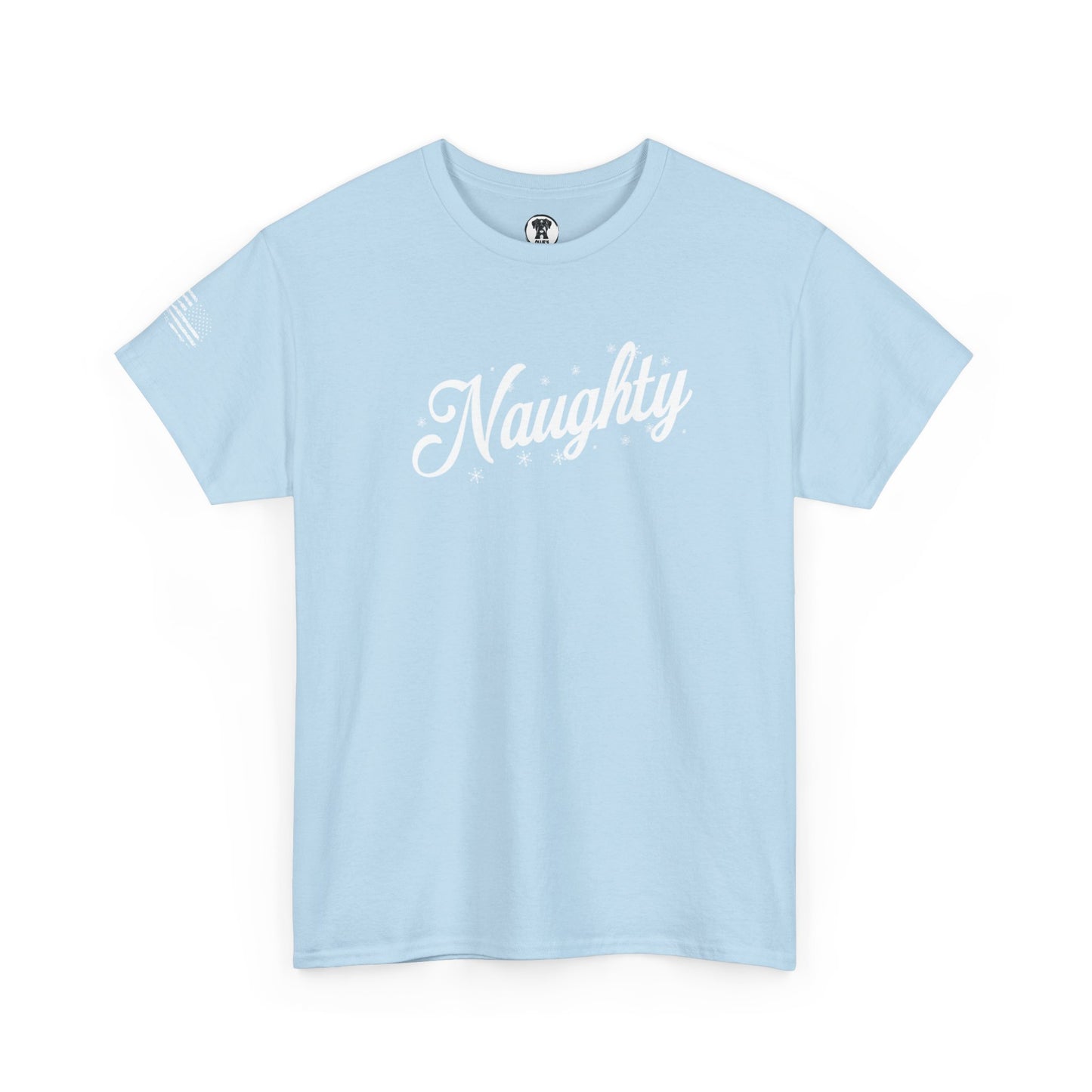 Ollie's: Holiday "Naughty" - 100% Cotton Graphic T-Shirt
