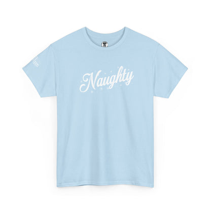 Ollie's: Holiday "Naughty" - 100% Cotton Graphic T-Shirt