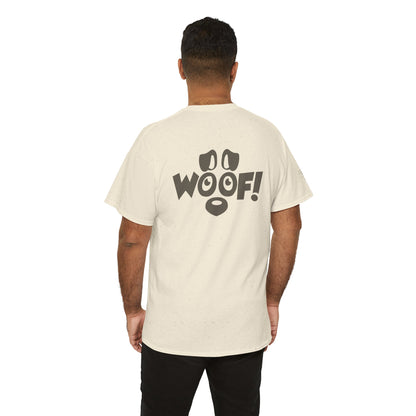 Ollie's: I Love Dogs Woof T Shirt - 100% Cotton