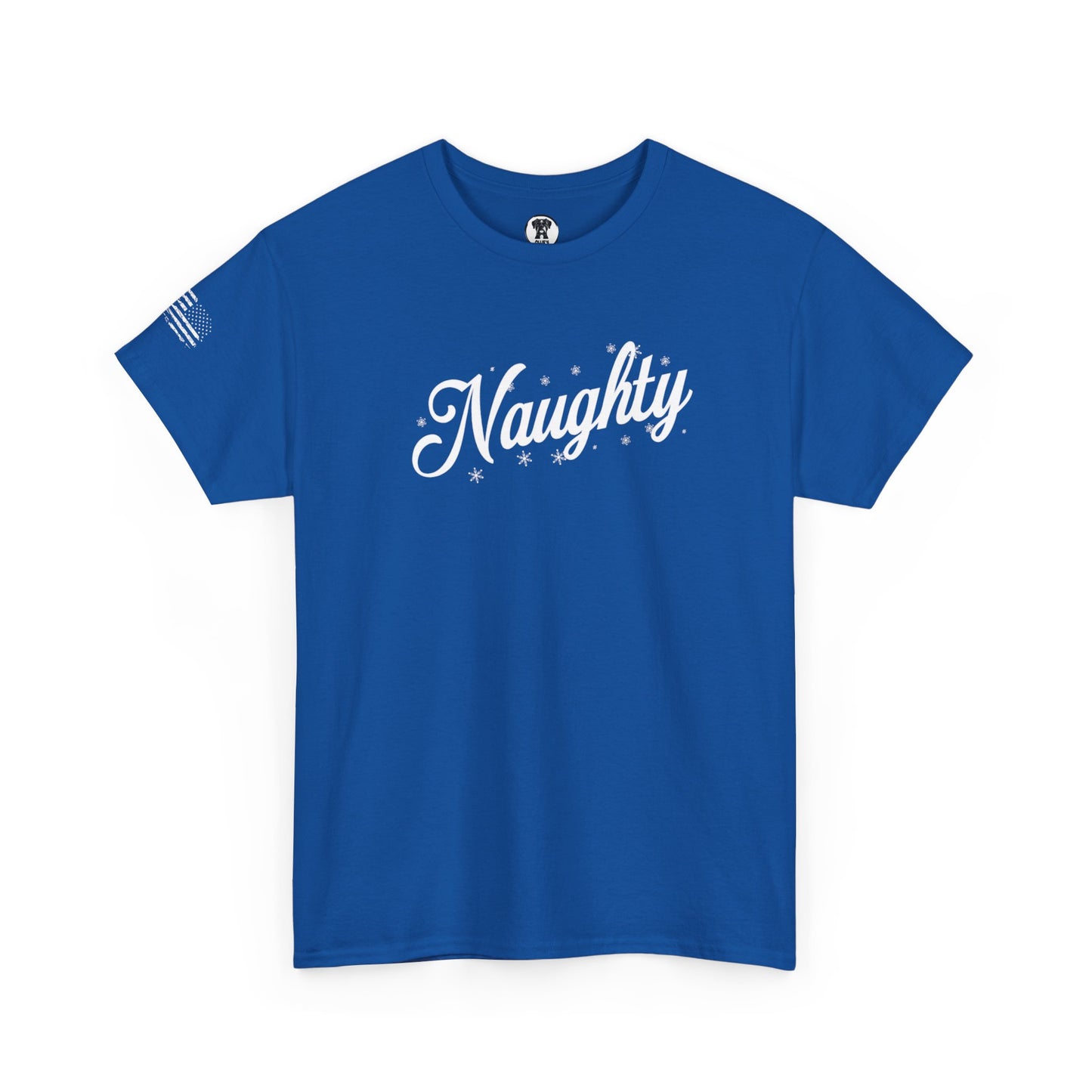 Ollie's: Holiday "Naughty" - 100% Cotton Graphic T-Shirt