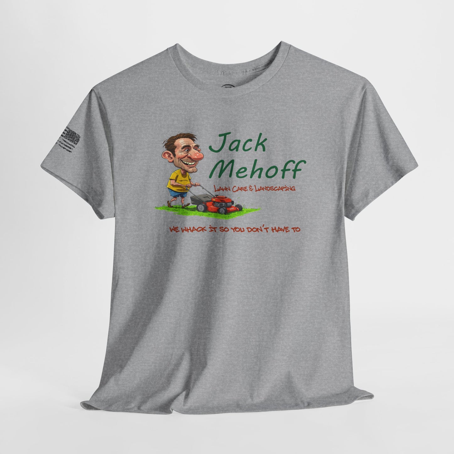 Ollie's: 'Jack Mehoff Landscape' - 100% Cotton T-shirt
