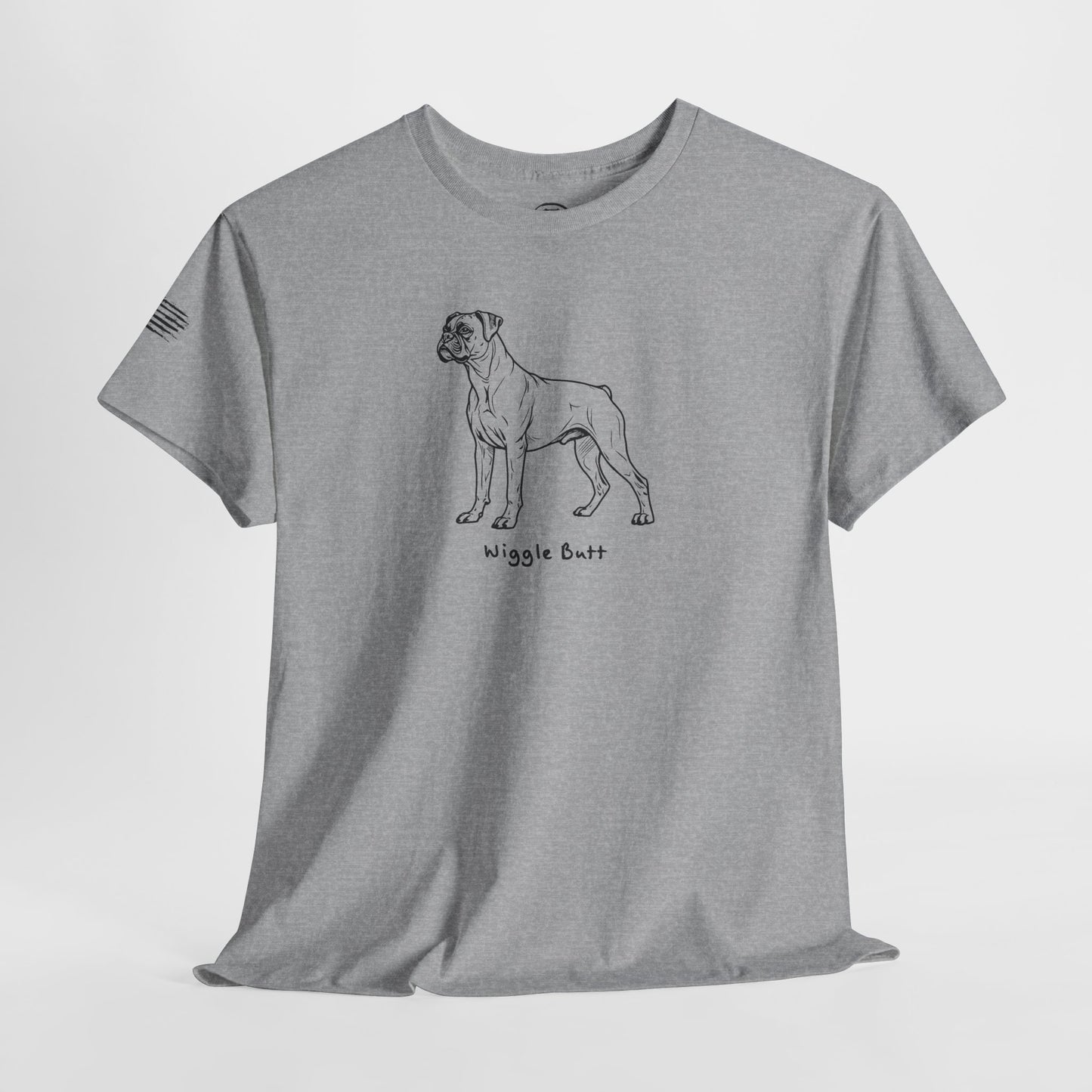Ollie's: 'Wiggle Butt Dog'- 100% Cotton T-shirt
