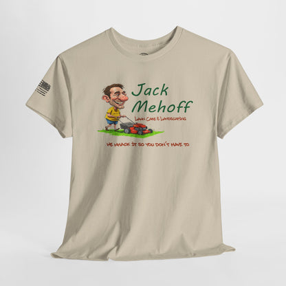Ollie's: 'Jack Mehoff Landscape' - 100% Cotton T-shirt