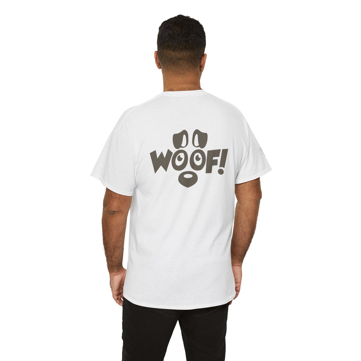 Ollie's: I Love Dogs Woof T Shirt - 100% Cotton