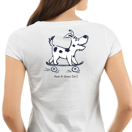 Ollie's: 'Have A Fun Day' - 100% Cotton T-shirt.