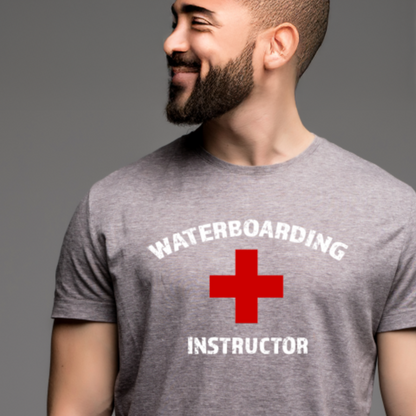 Ollie's: 'Waterboarding Instructor' - 100% Cotton T-shirt